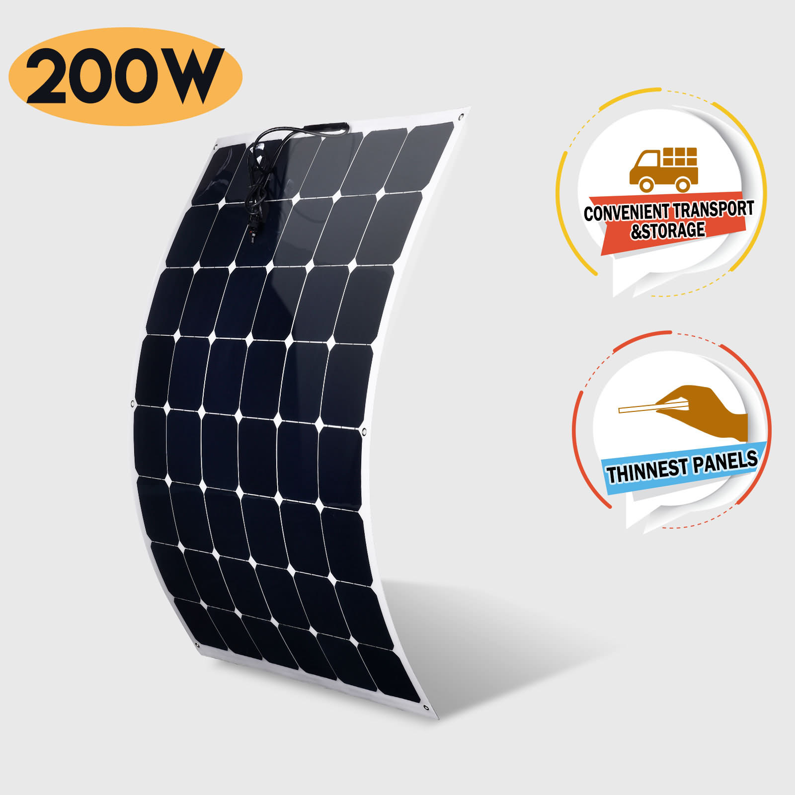 China 200w Flexible Panels