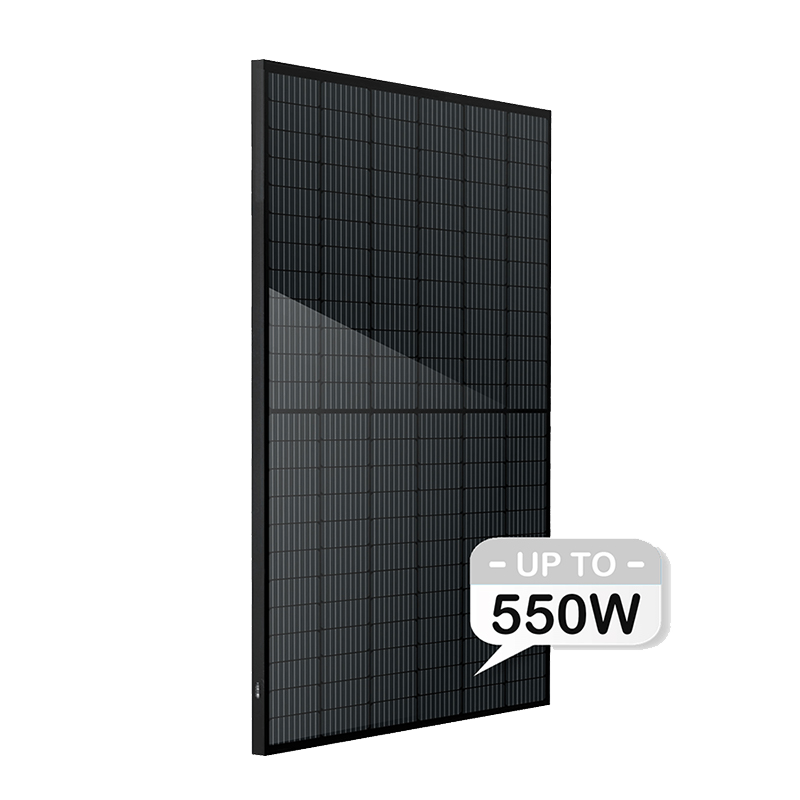 Все полностью черные солнечные панели 540 Вт, 545 Вт, 550 Вт, 555 Вт, солнечные монопанели с полуэлементами