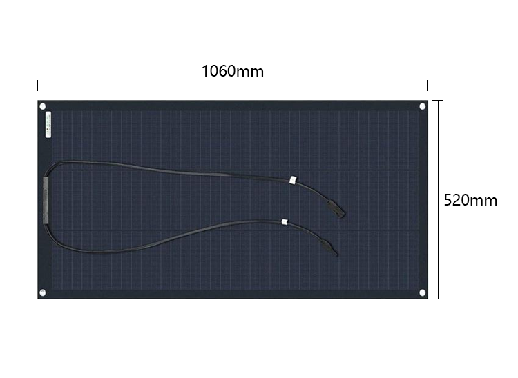 105W Flexible Solar Panels ETFE Thin Film Technology High Efficiency Easy Installation