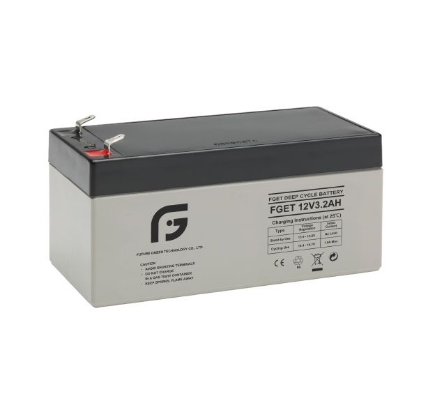 FGET 12V3.2ah High Efficiency Deep Cycle Rechargeable Sealed Lead Acid Battery