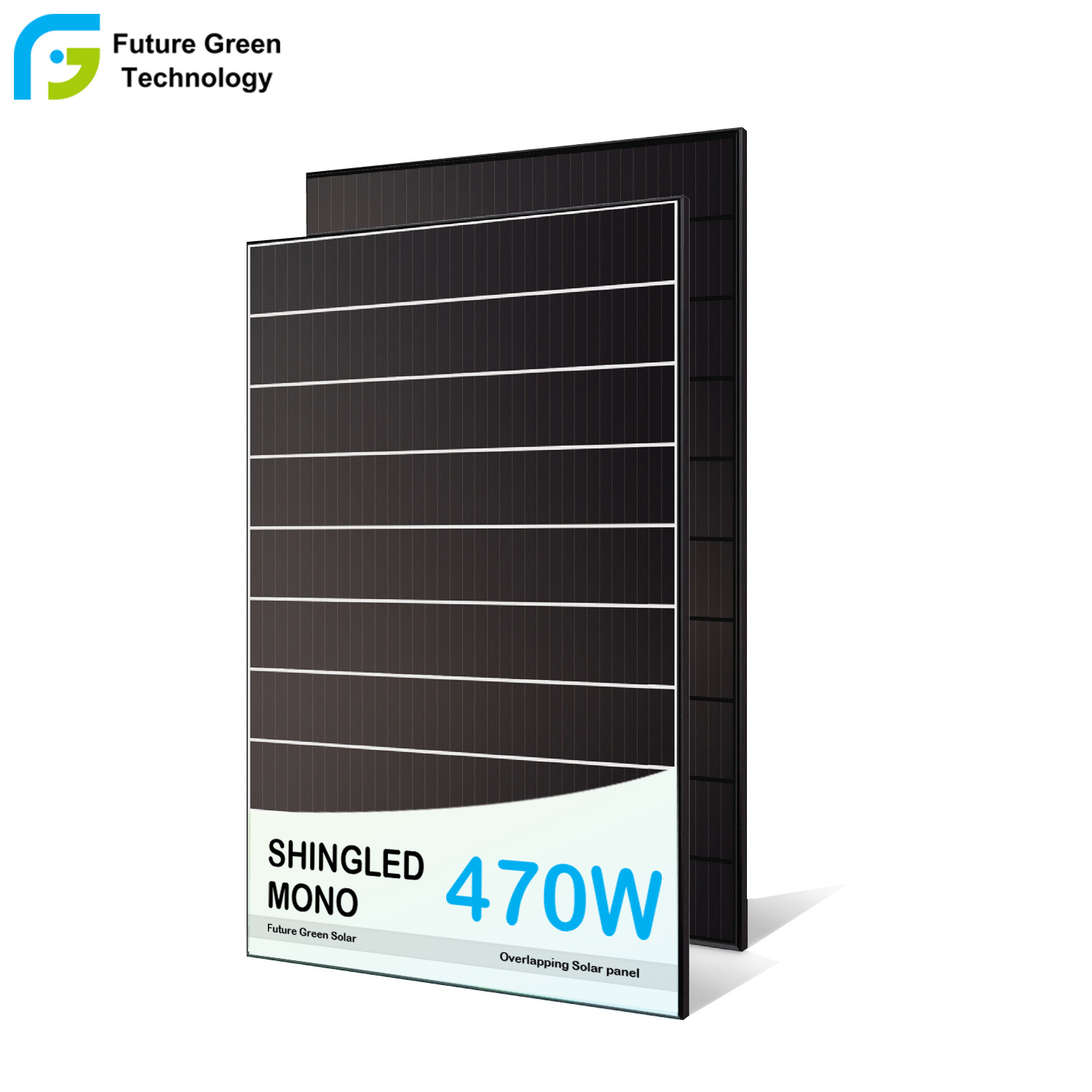 FGET High Quality OEM Accept Power Plant Overlapping Solar Mono  470W Solar Panel With Good Price