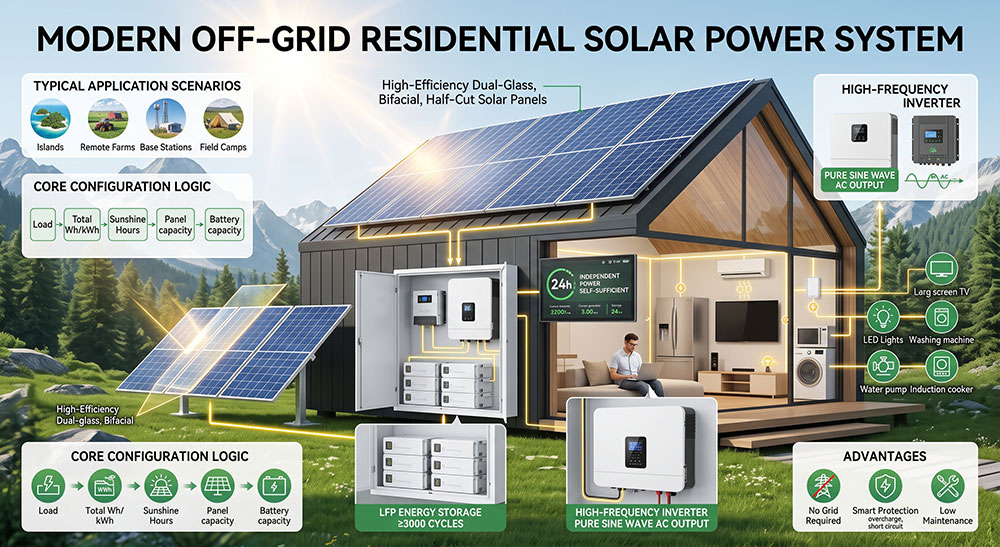 Off-Grid Solar System: Power Your House Without Grid Connection Off-Grid Solar System: Power Your House Without Grid Connection